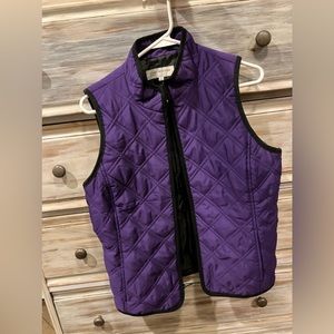 Jones New York purple vest
